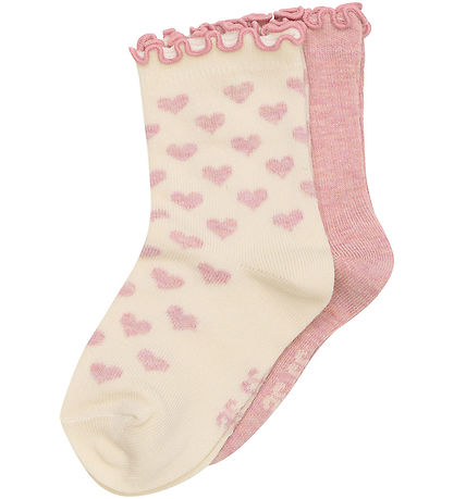 Minymo Socken - 2er-Pack - Light Rose