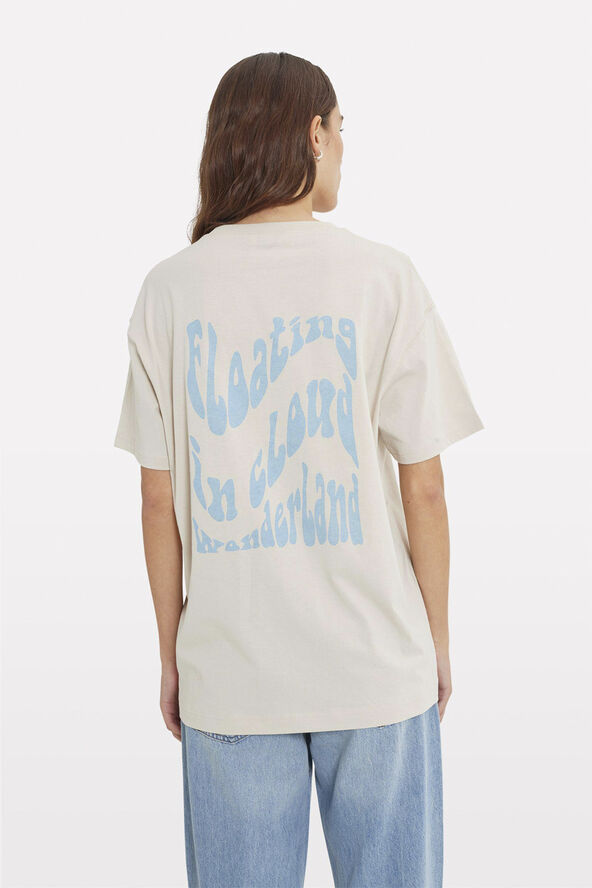 Envii ENKULLA SS TEE 5310 Oatmeal wonderland
