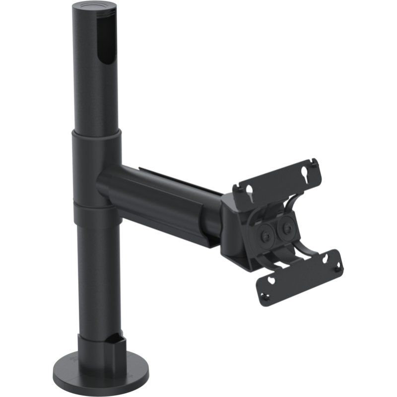 Ergonomic Solutions SpacePole POS SPV1304-02 accessoire de système de paiement en point de vente Monture POS Noir Métal 12 kg 75 x 75 mm 100 x 100 mm