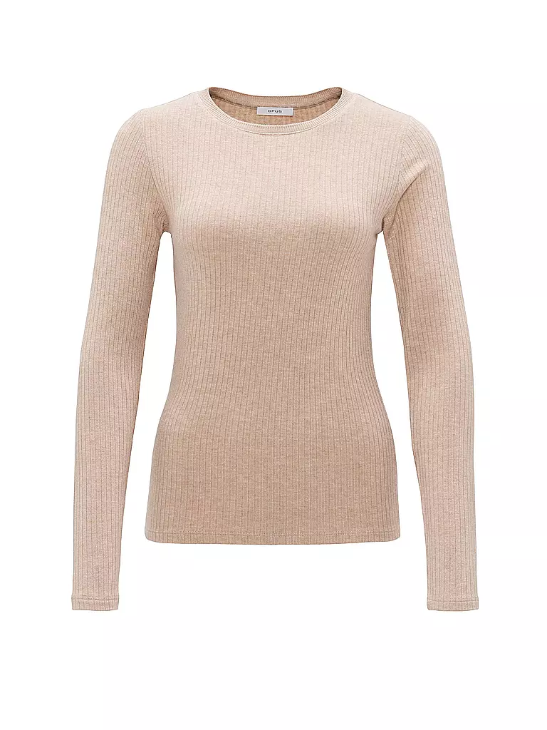 OPUS Langarmshirt SULIKKO SOFT beige