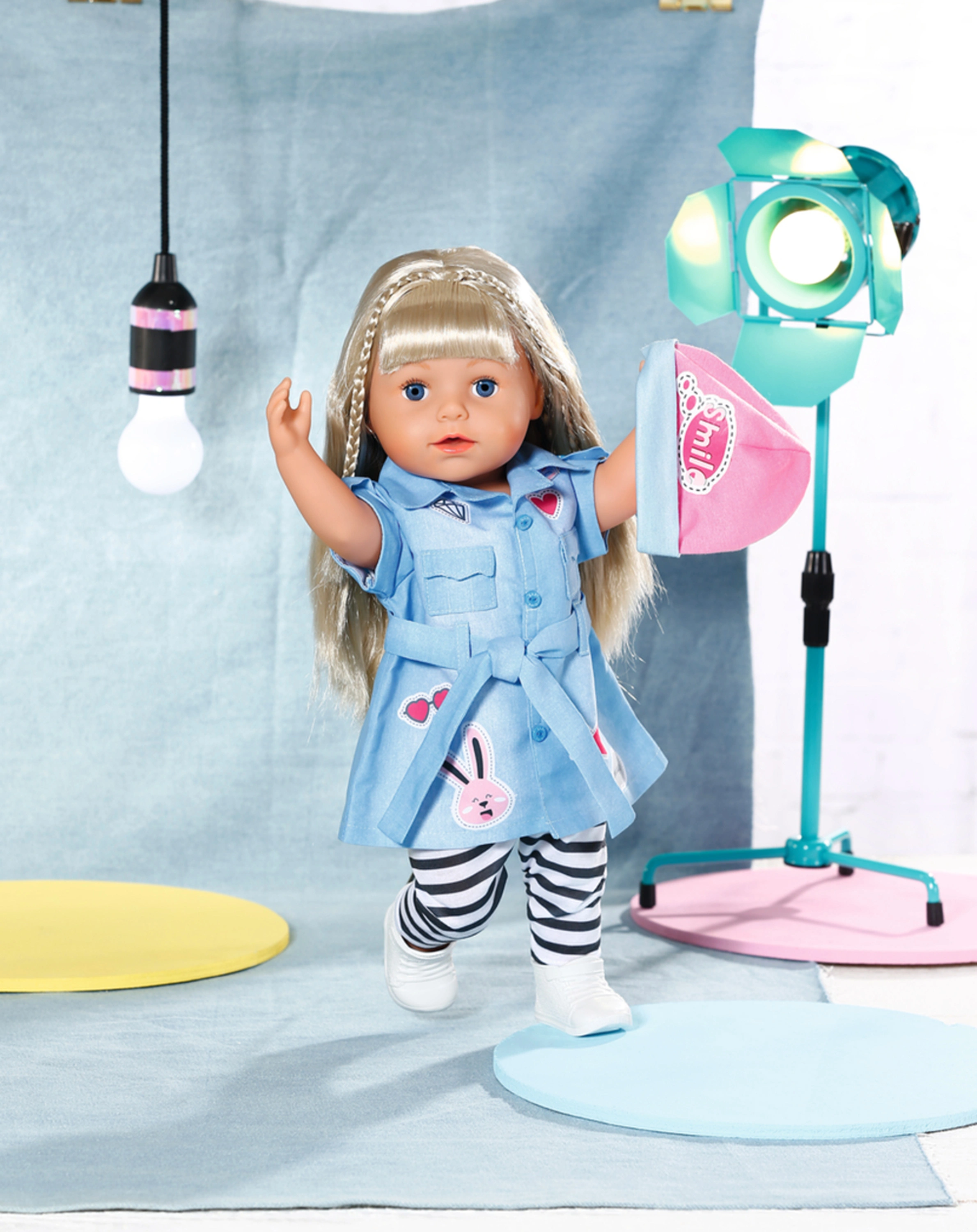 BABY born® Deluxe Jeans-Kleid 43cm