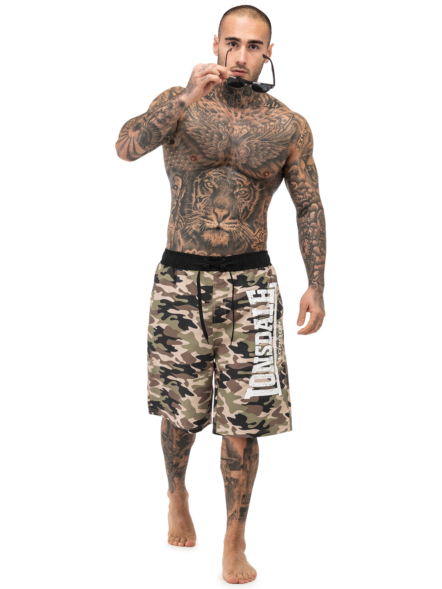 Lonsdale Herren Beachshorts normale Passform BALLYMENA