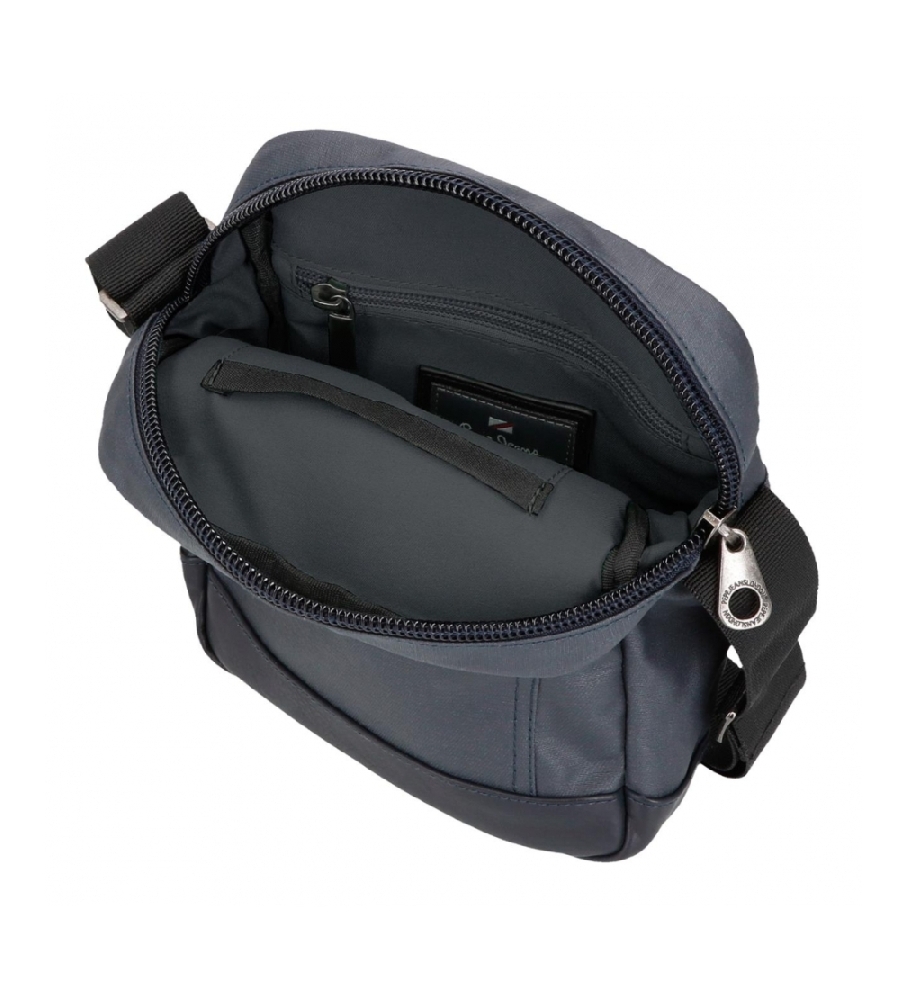 Bolsa de ombro média Pepe Jeans Hatfield azul marinho