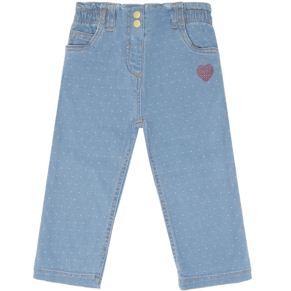 Køb Hust & Claire Blue Denim Theresa Dotty Denim