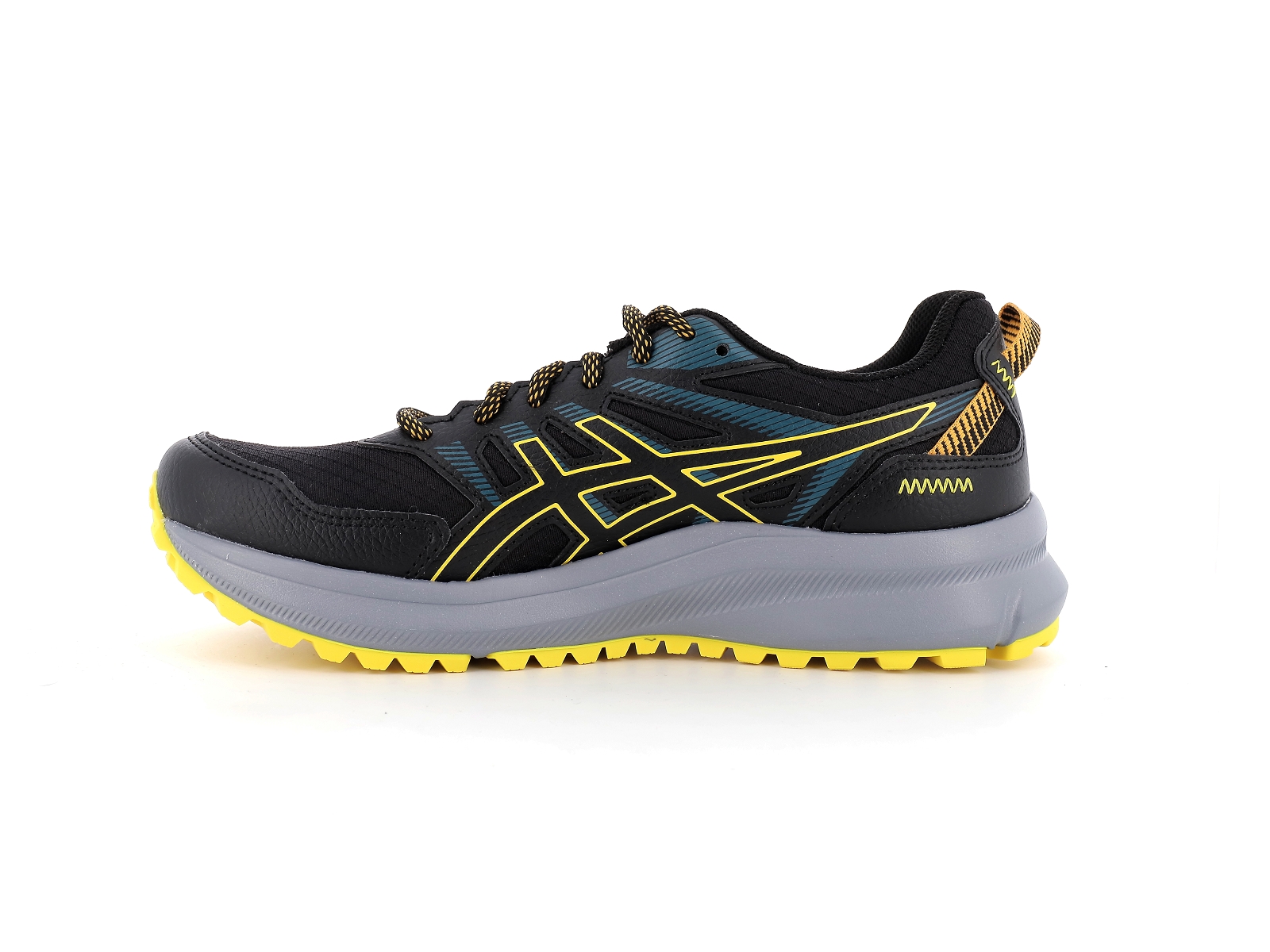 Asics-TRAIL SCOUT 2 Matières combinées Noir Jaune