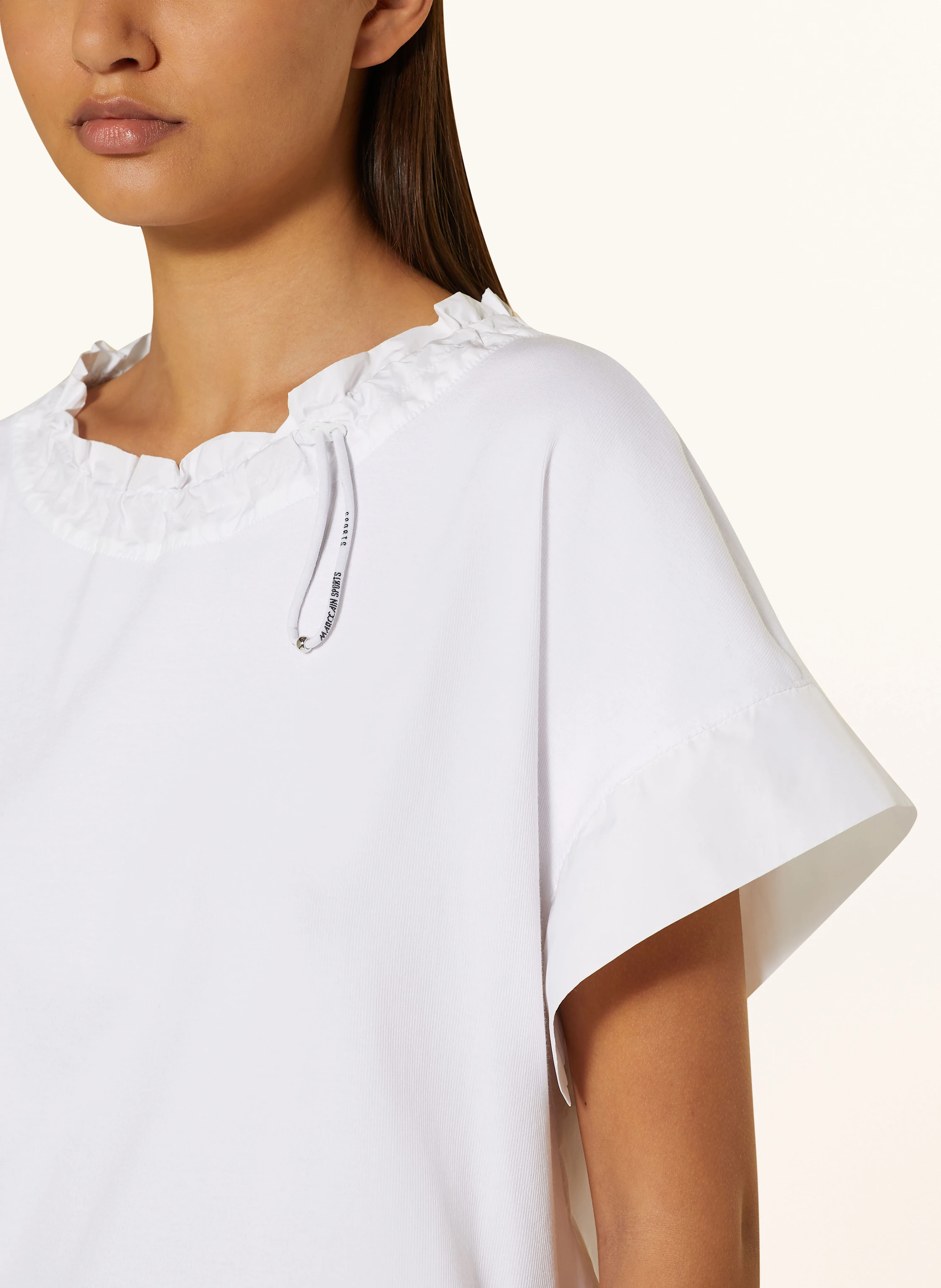 MARC CAIN T-Shirt im Materialmix