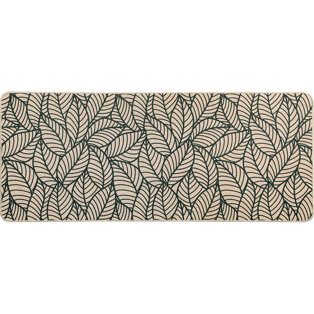Tapis imprimé JUNGLE beige 50x120cm