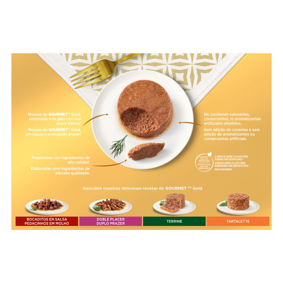 Mousse Gourmet de Peixe Oceânico Dourado