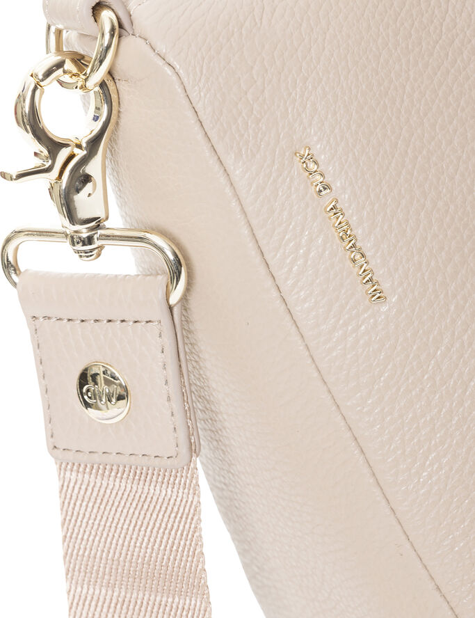 Mandarina Duck MELLOW LEATHER HOBO / WARM TAUPE Warm taupe
