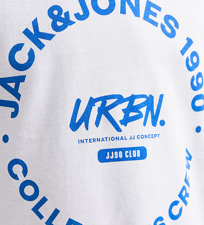 Jack & Jones T-Shirt - JjSimon - White/BIG