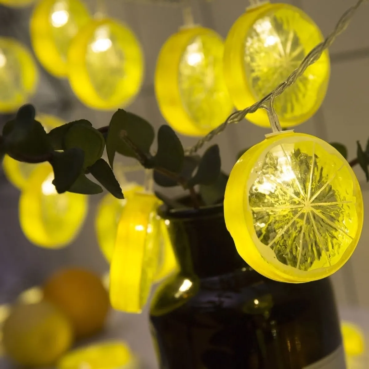 Wewoo Guirlande LED Citron USB
