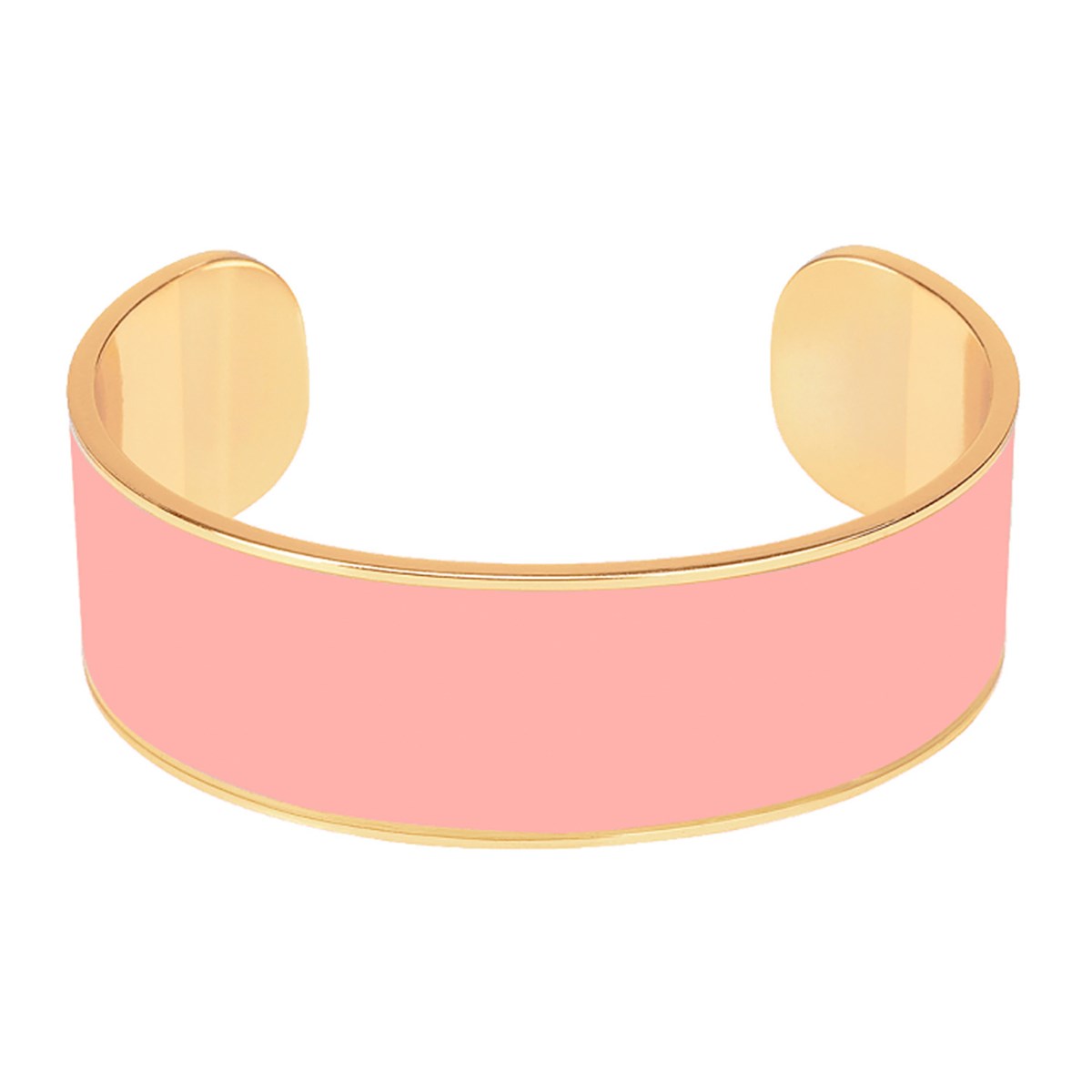 Jonc Bangle Up  uni 2cm rose poudre