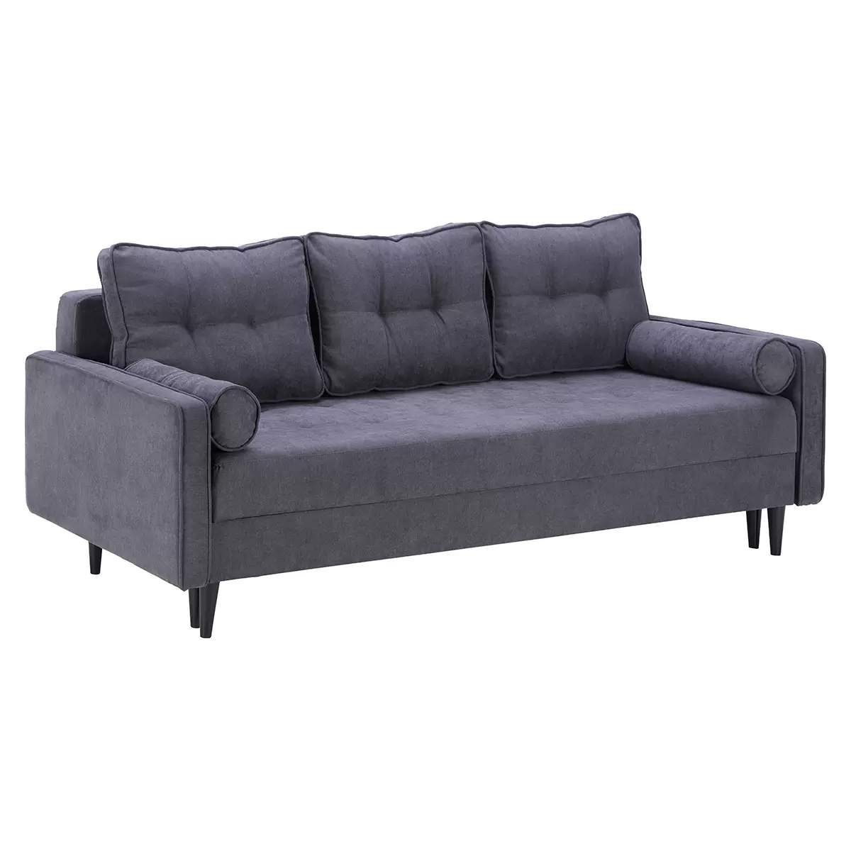 Schlafsofa Ostin 149 x 200 Dunkelgrau