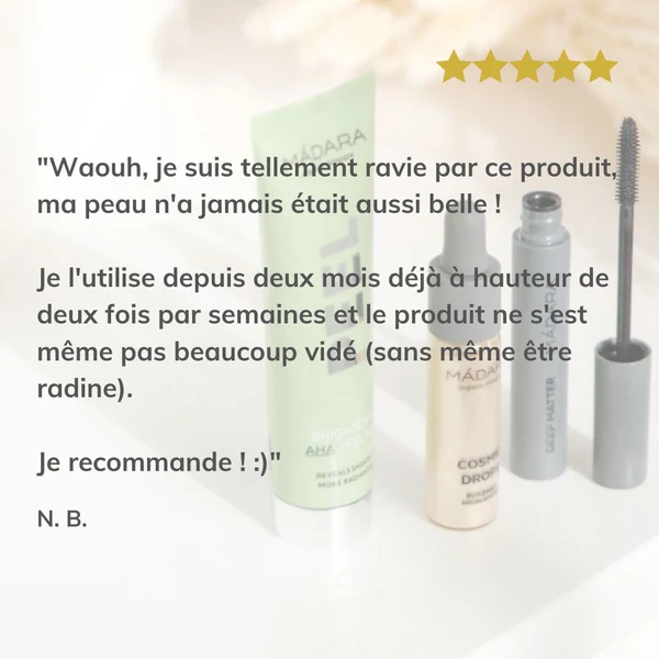 Mádara Masque peeling éclat aux AHA bio - 60 ml