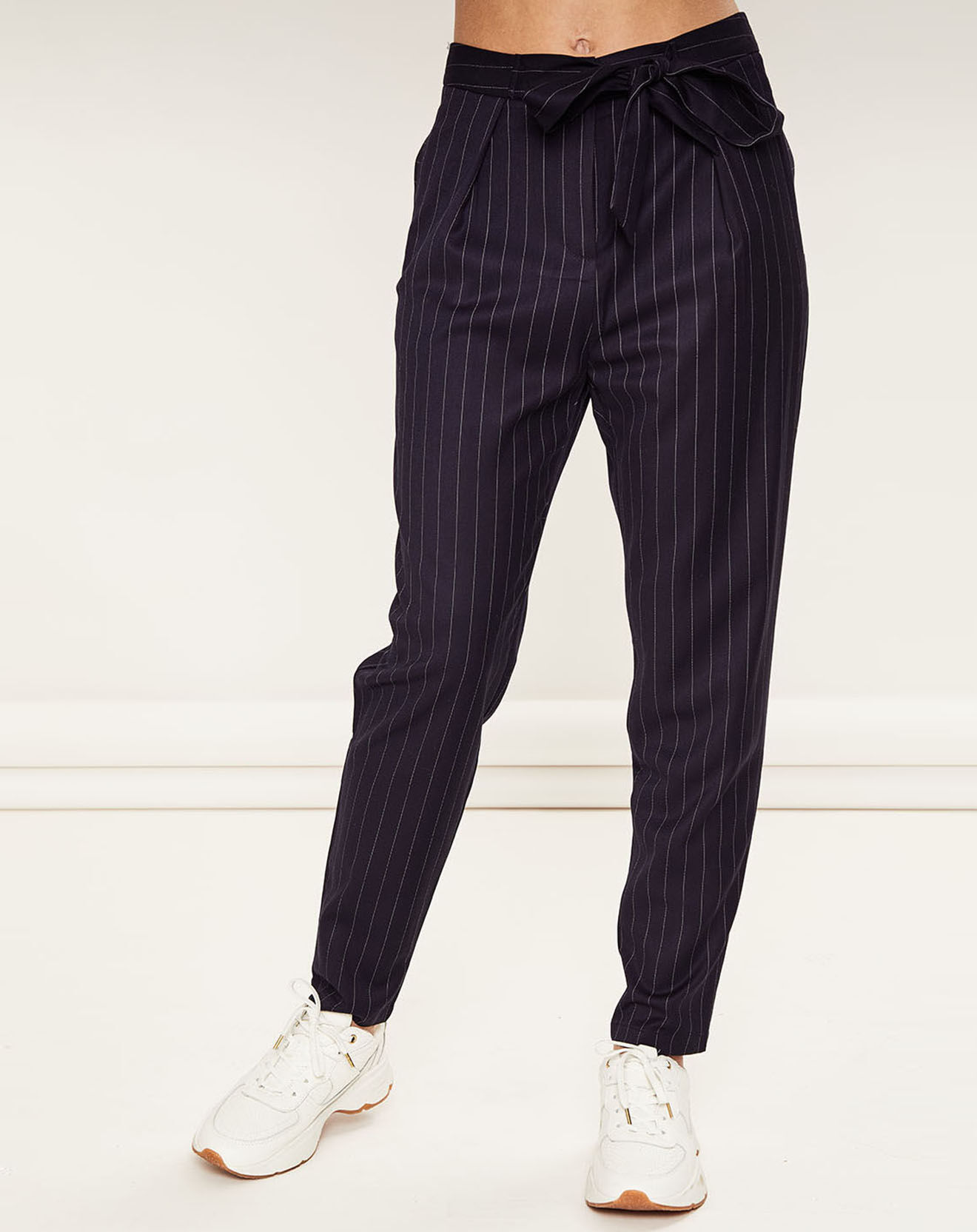 La Petite Etoile Pantalon Savin rayé marine