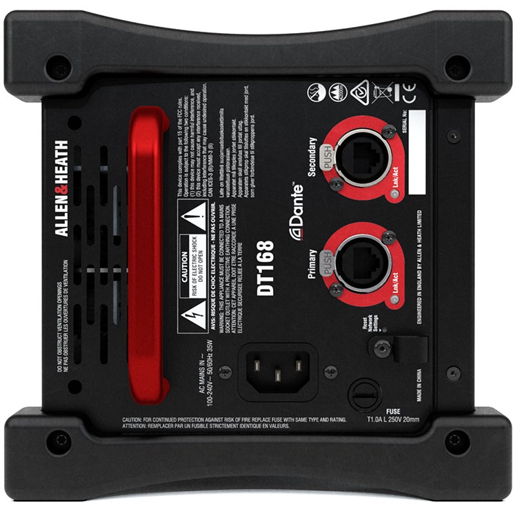 Allen & Heath DT168 Dante Expander 16/8 I/O