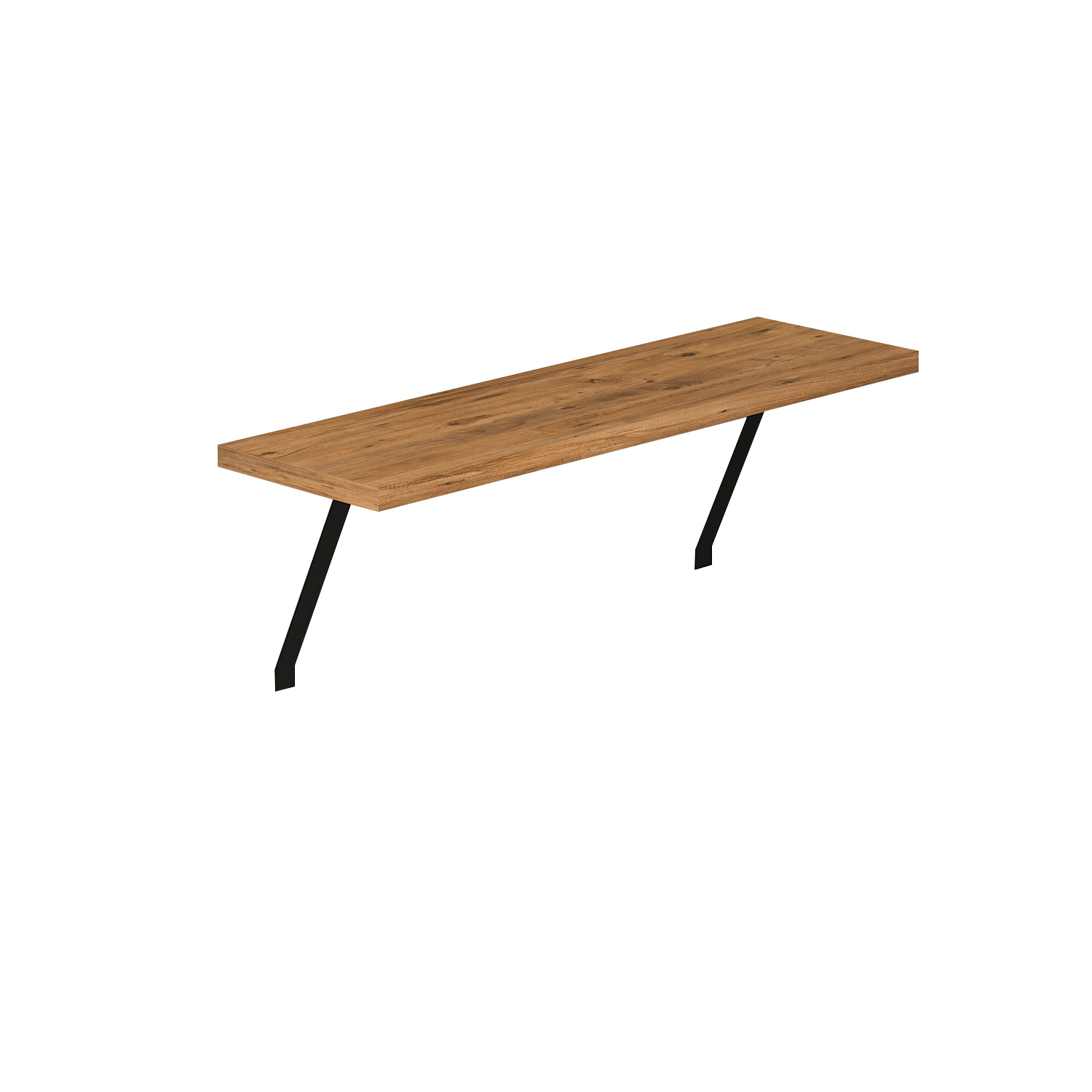 Heizkörperregal - braun - 60 cm