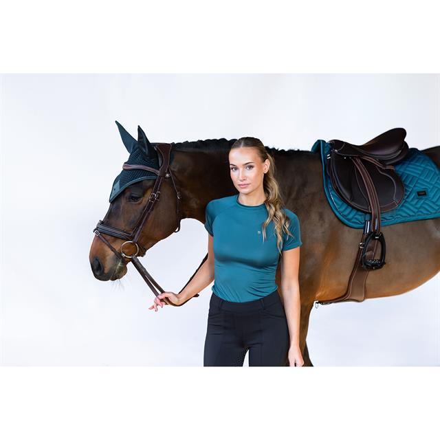 Zadeldek Equestrian Stockholm Modern Teal Blue Springen Blauw