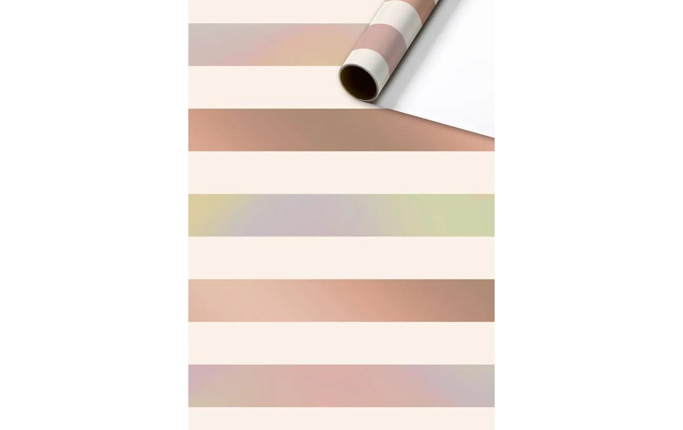 Geschenkpapier Uma 70 cm x 1.5 mGeschenkpapier in Beige mit schönen Motiven, geprägt mit eleganten Effekten