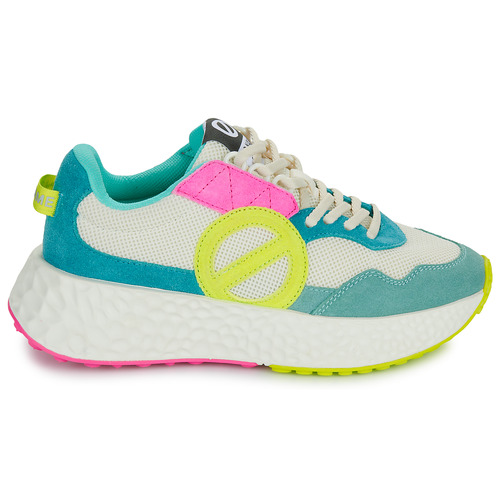 No Name - CARTER JOGGER W - Blanc / Bleu / Jaune