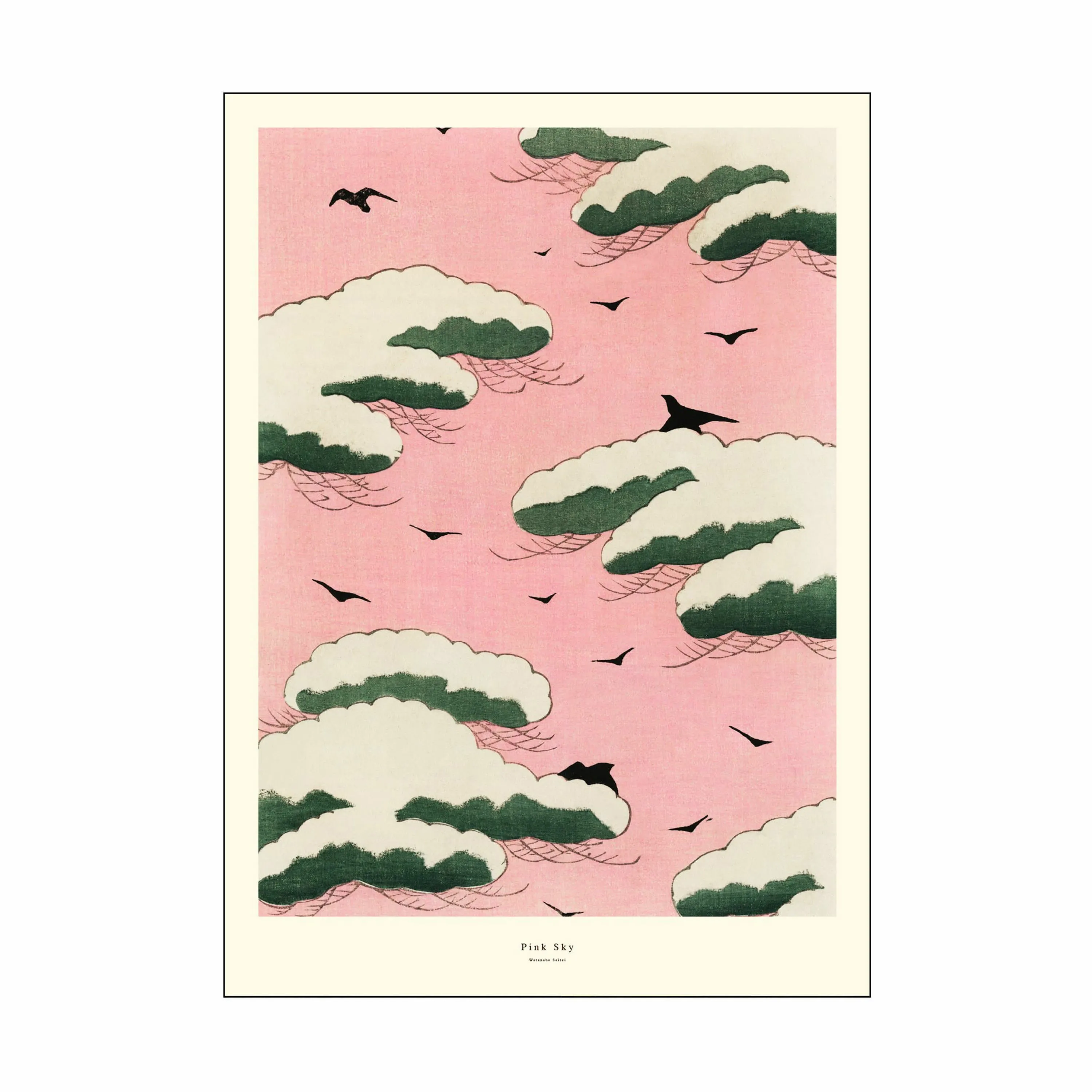 Poster&Frame Plakat - Pink sky