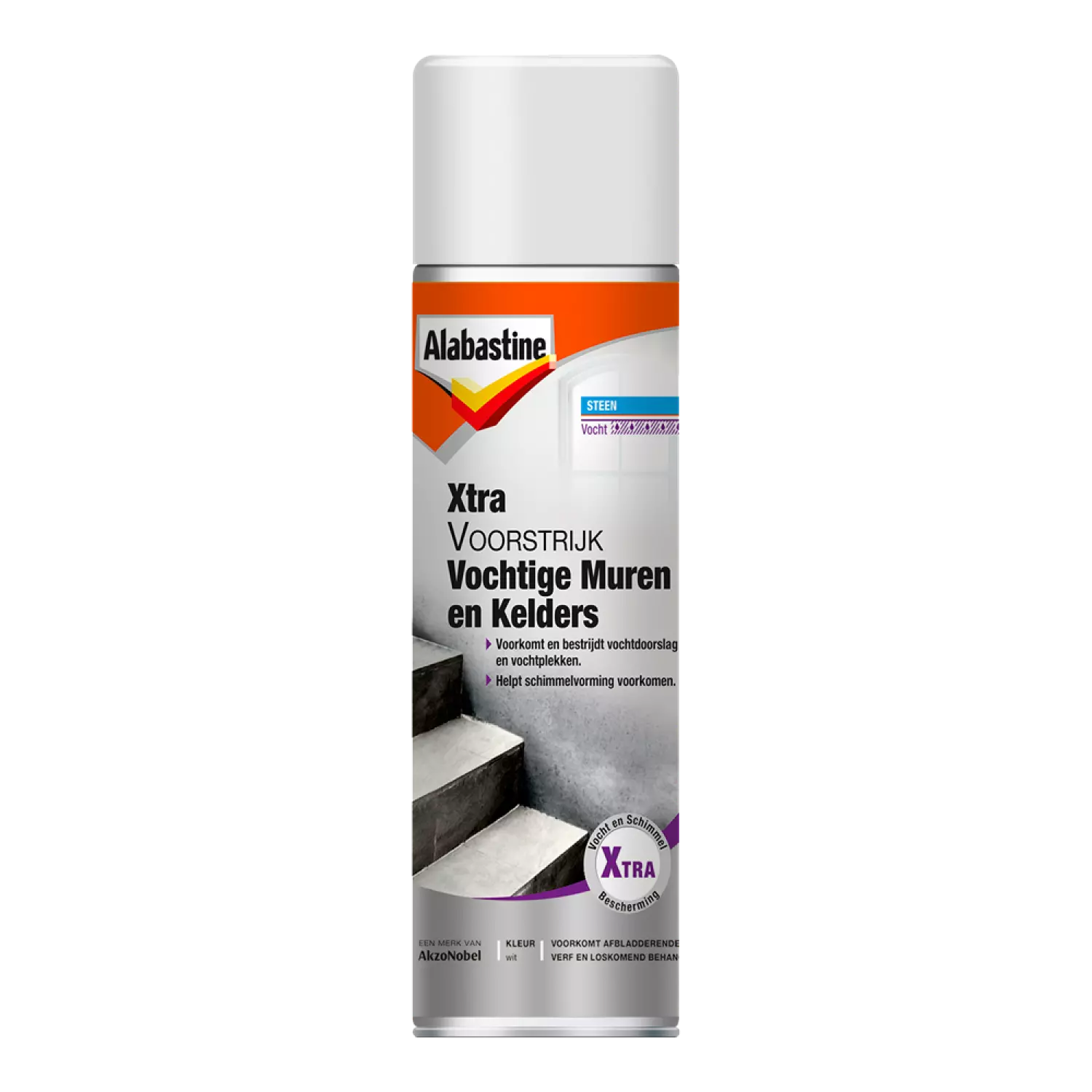 Alabastine Xtra Voorstrijk Vochtige Muren en Kelders - Wit - 500ml