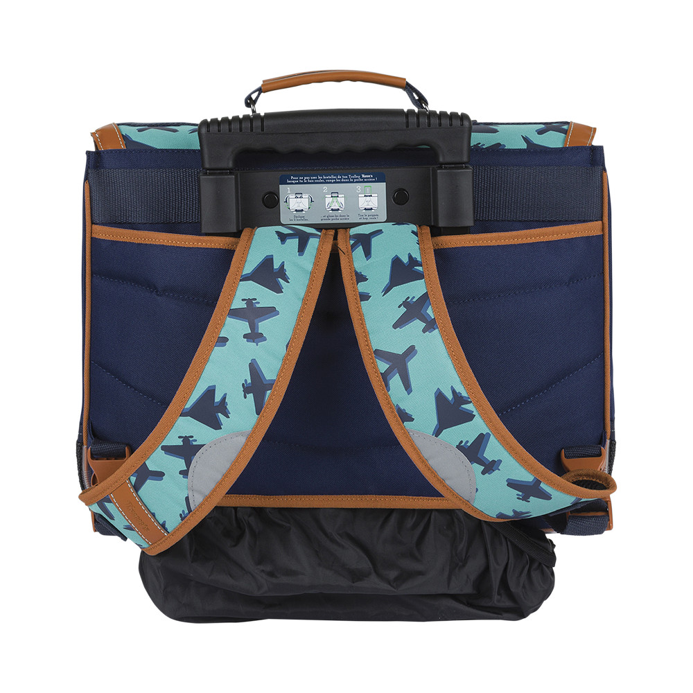 Cartable trolley Diego bleu