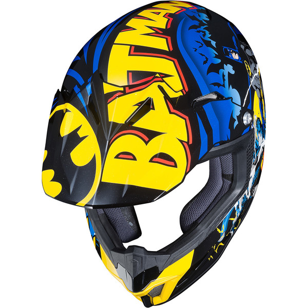HJC - Casque Enfant CL-XY II Batman DC Comics MC23 / Bleu / Jaune / Rouge / Noir