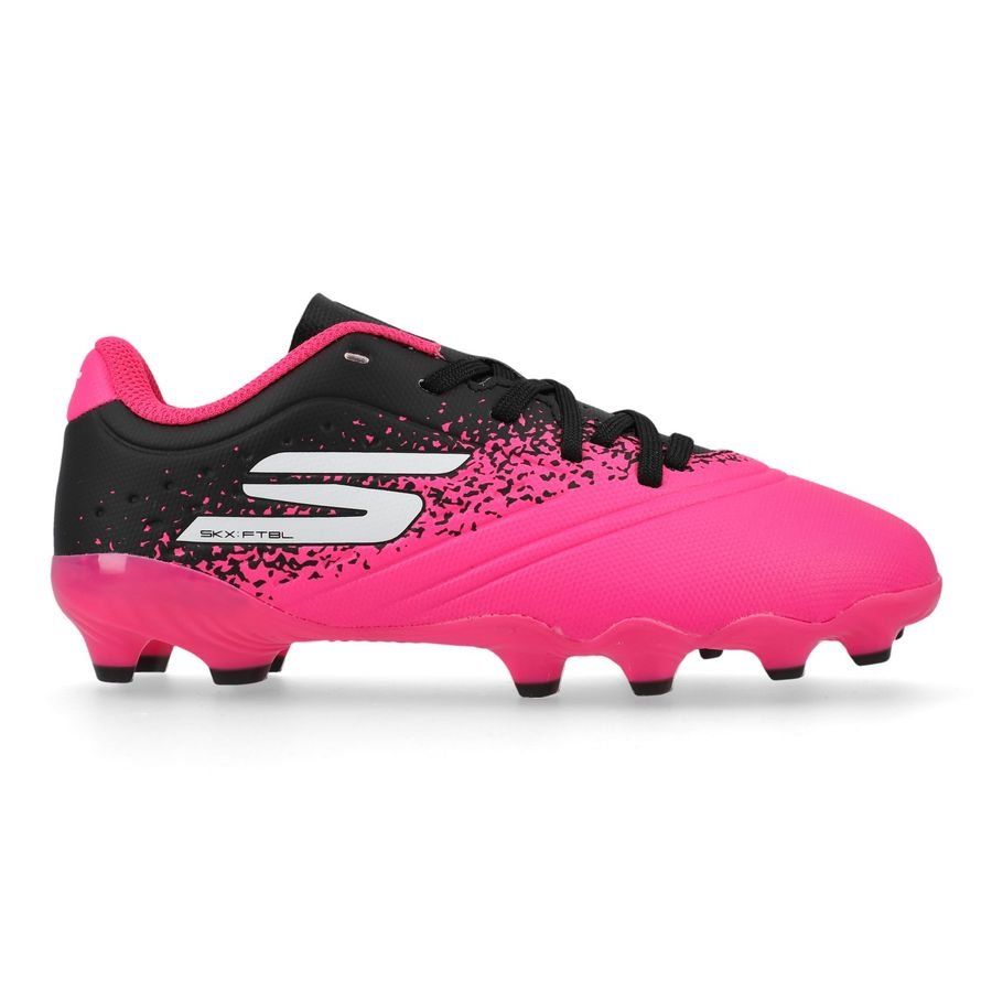Skechers Razor FG - Noir/Rose Enfant
