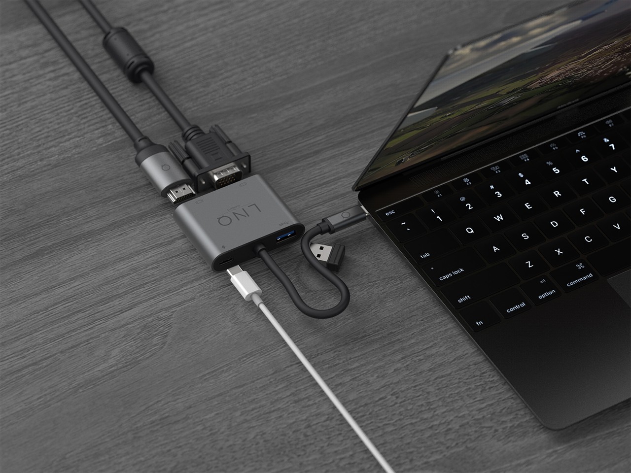LINQ - 4in1 USB-C HDMI Adapter