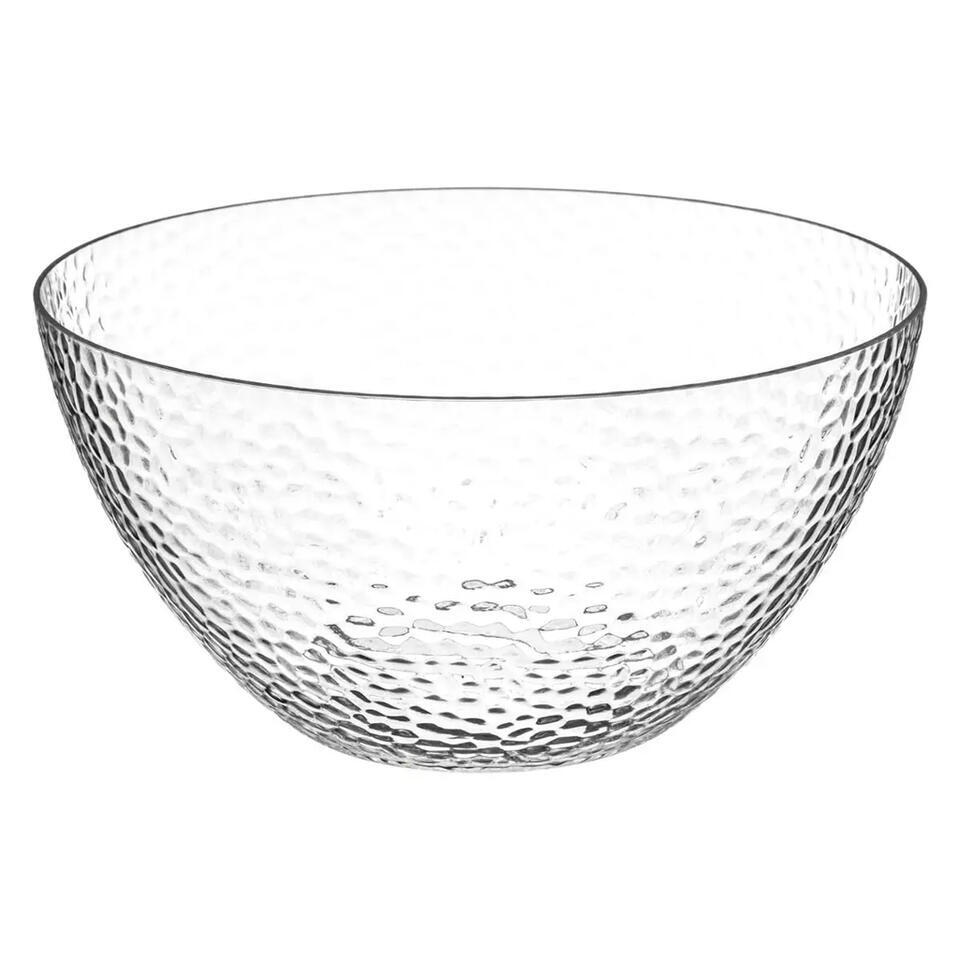 Secret de Gourmet Slakom/serveer schaal - transparant - 25 cm