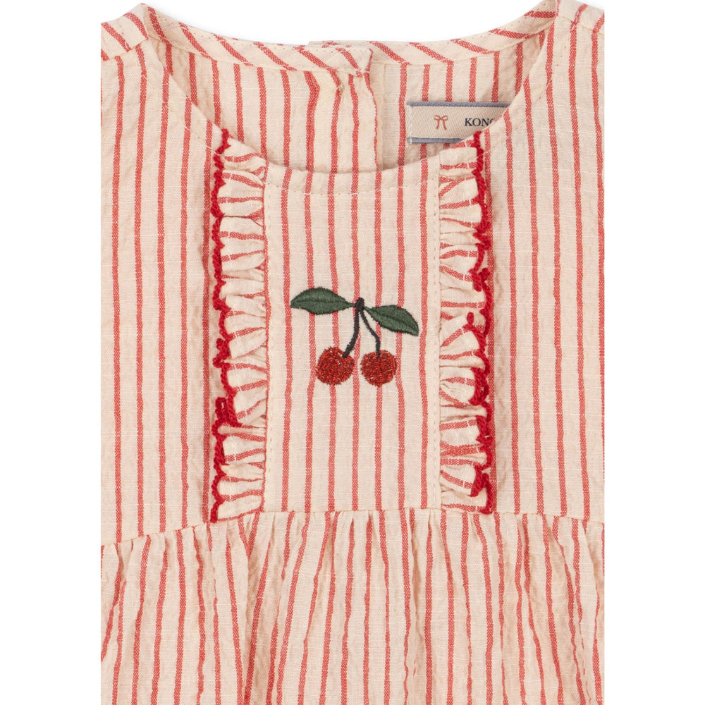Køb Konges Sløjd Amour Stripe Ellie Flæse Romper Gots