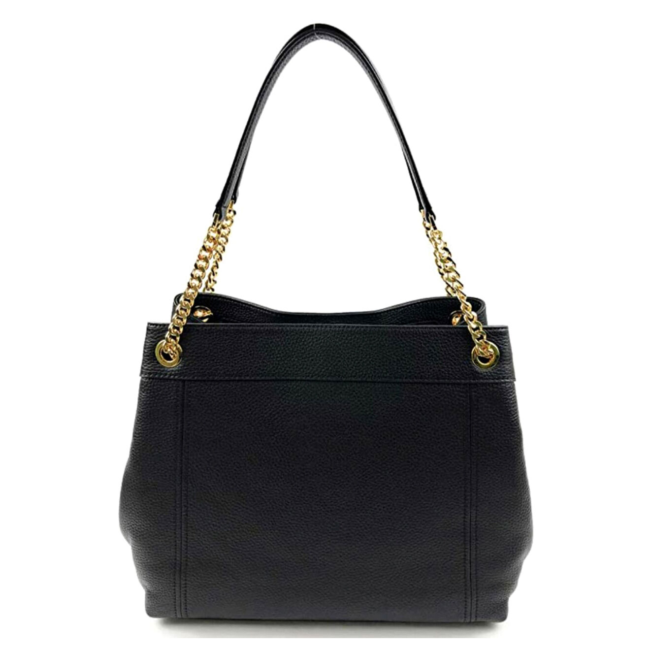 Michael Kors Sac porté épaule en Cuir Jet Set noir - 40x30 cm