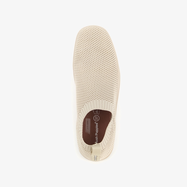 Hush Puppies lage dames sok sneakers beige