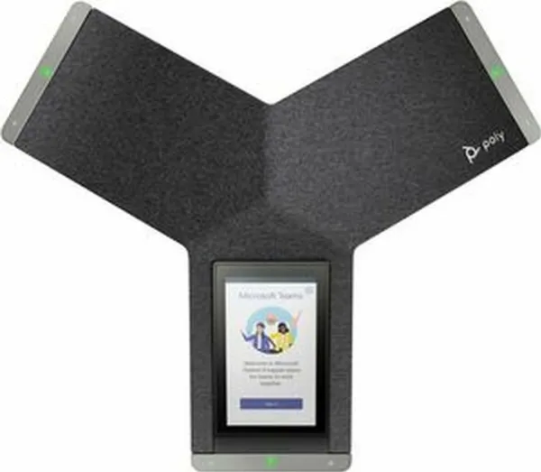 Poly Trio C60 - VoIP-telefon til konferencer - med Bluetooth interface - IEEE 802.11a/b/g/n/ac (Wi-Fi) / Bluetooth 5.0 - 5-vejs opkaldskapacitet - SIP, SRTP, SDP - 3 linier