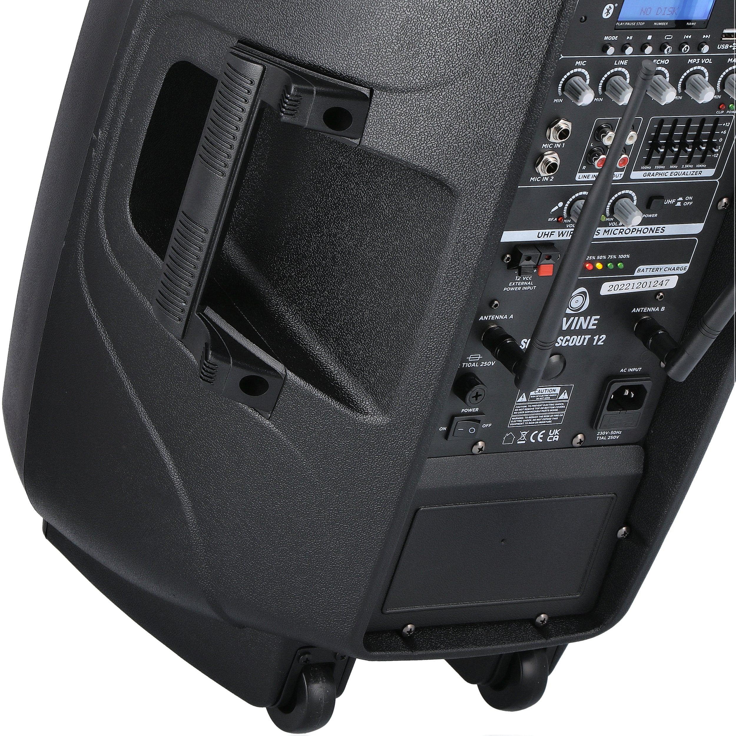 Devine Sound Scout 12A 12 inch mobiele accu-speaker