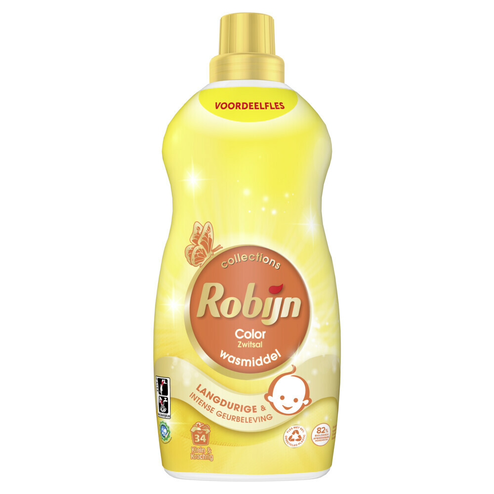 Robijn Klein & Krachtig Wasmiddel Zwitsalgeur 34 Wasbeurten1,19 liter