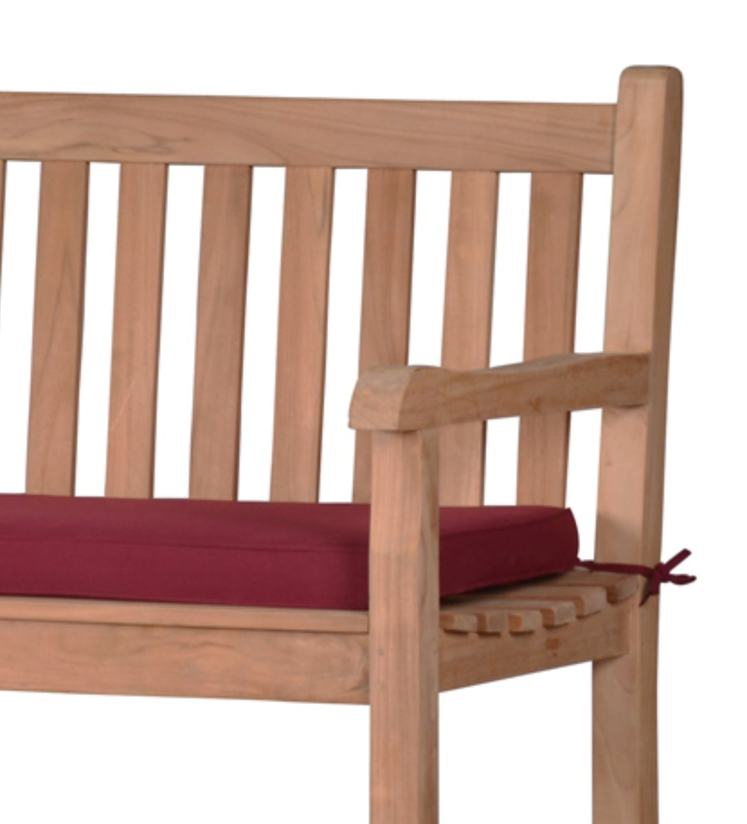 Tuinbankkussen, 140 x 47 cm, rood, 100% duurzaam polyester