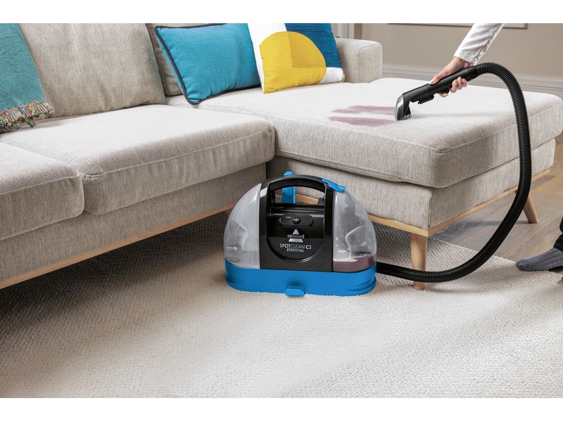 BISSELL Waschsauger SpotClean C3 Essential Schwarz/Blau Teppich- und Polsterreiniger