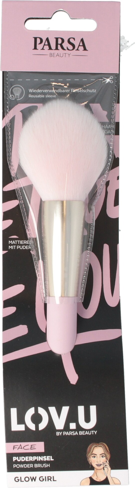 Makeup Børste - Pudder - Pink - Lov.U - Parsa Beauty