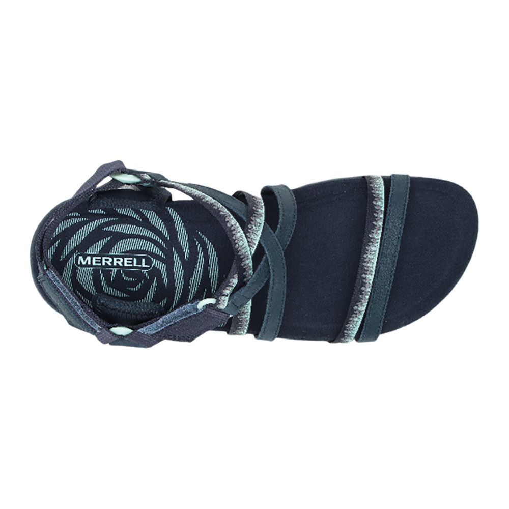 Merrell TERRAN 3 CUSH LATTICE - Sandales randonné Femme navy