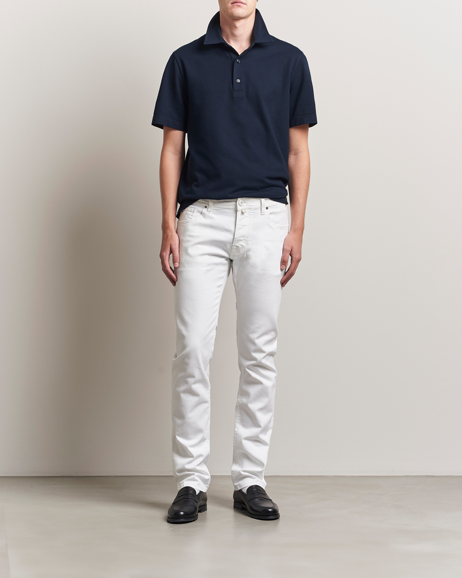 Jacob Cohën Bard Slim Fit Stretch Jeans White