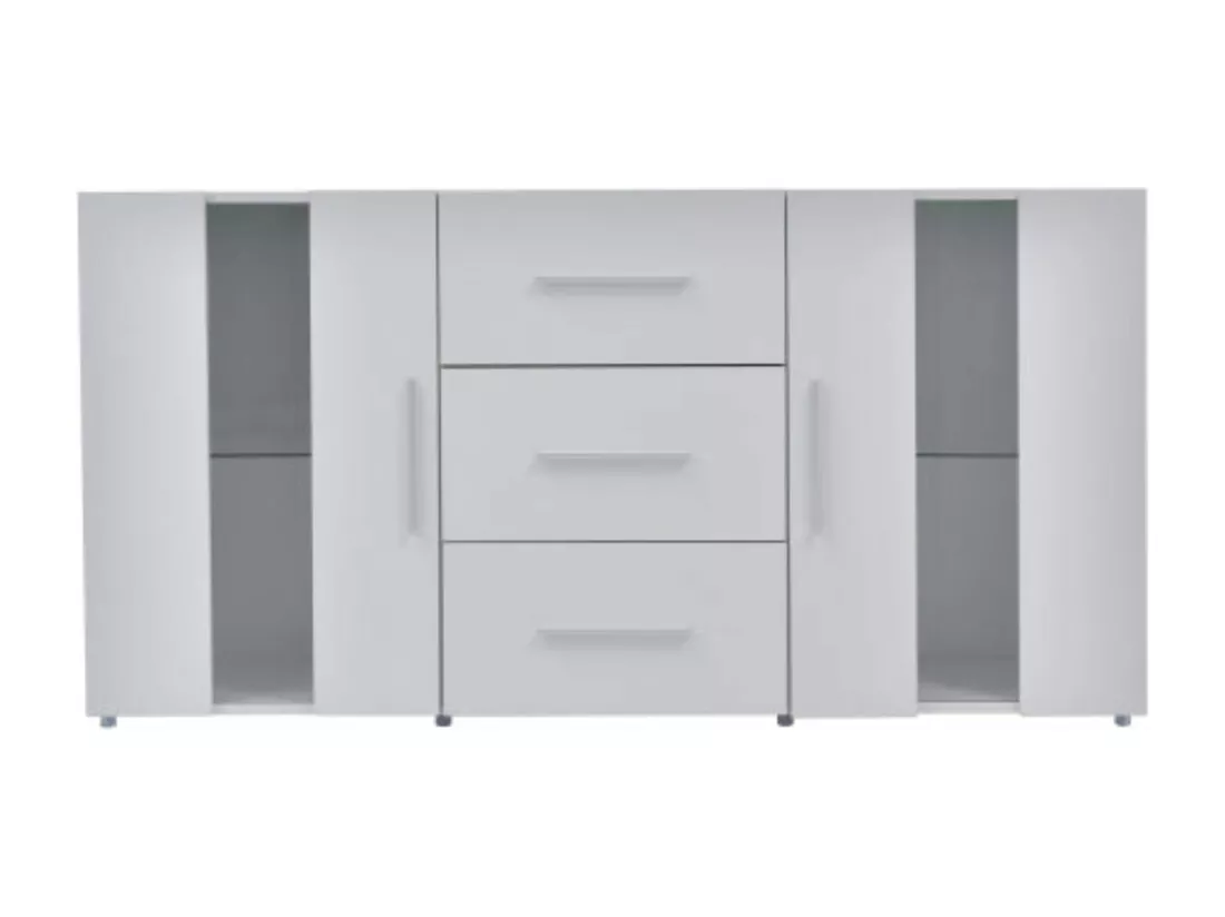 Buffet avec éclairage led armoire à tiroirs d140 cm x h70 cm