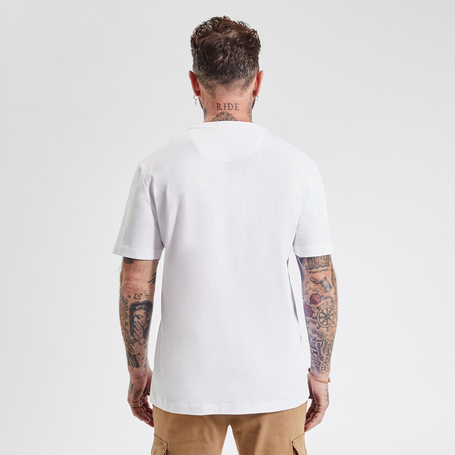 Tee-shirt RIDE licence FISE Blanc