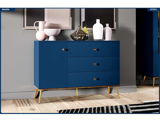OTITEC - Commode - h.85 x l.120 x p.40 cm - marin