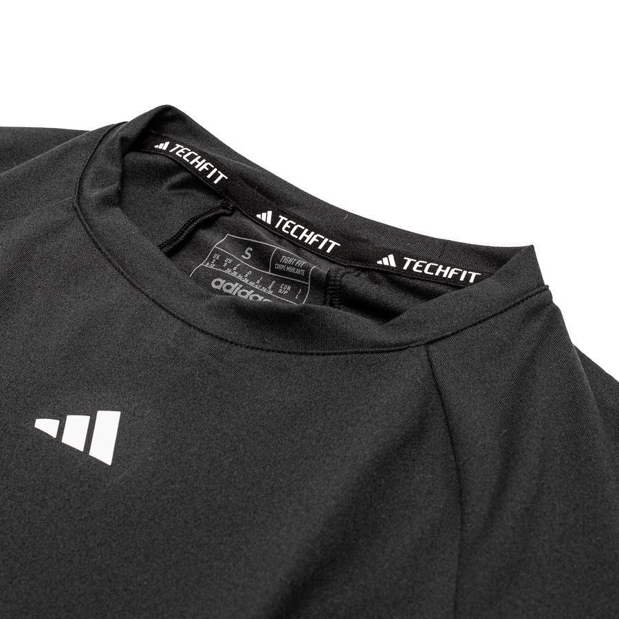 adidas Baselayer Techfit - Noir Blanc