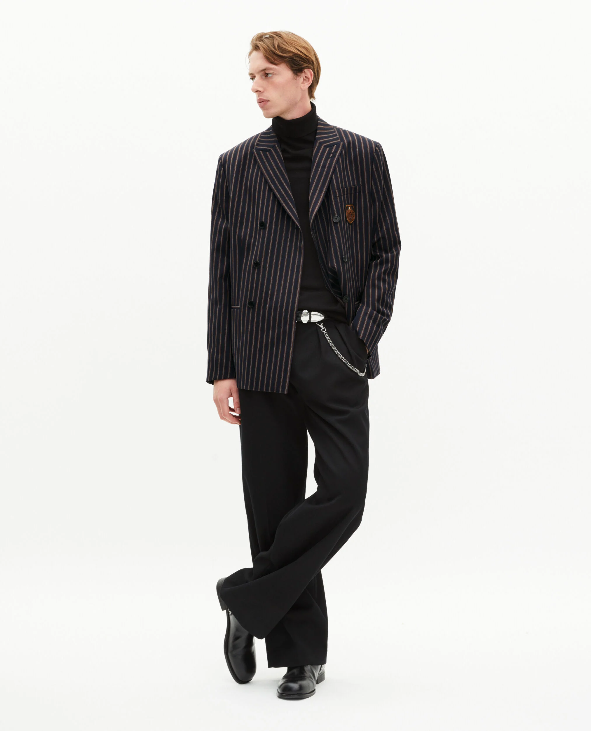 Veste à rayures marine