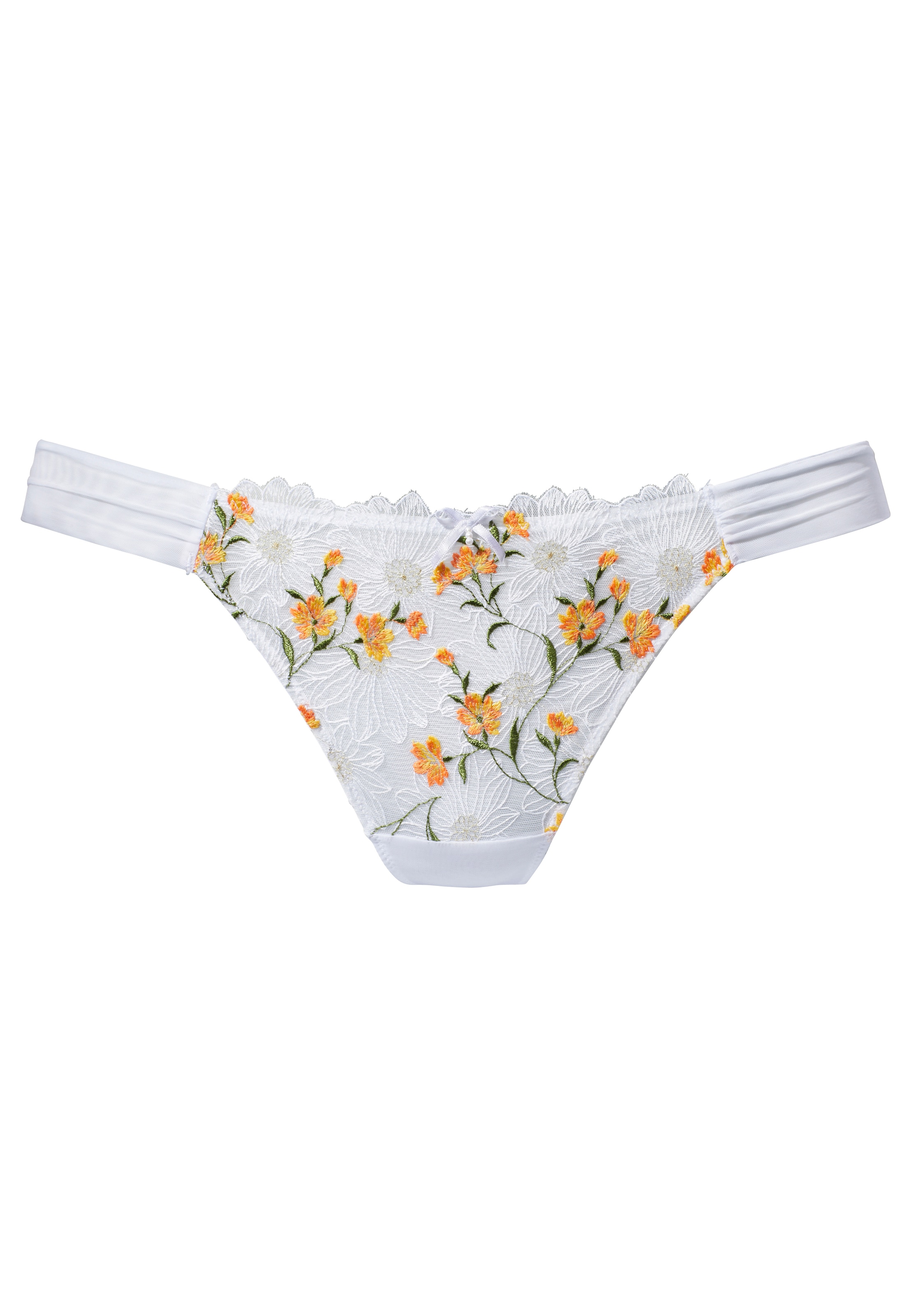 LASCANA String , aus zarter, floraler Stickereispitze