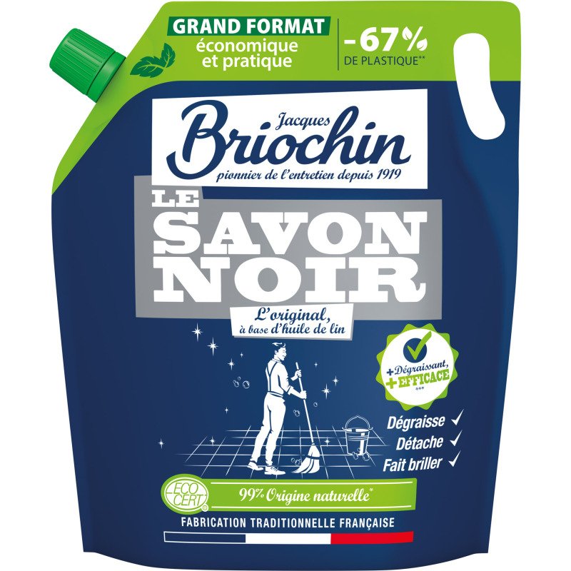Savon noir liquide Briochin - Recharge de 1,6 L