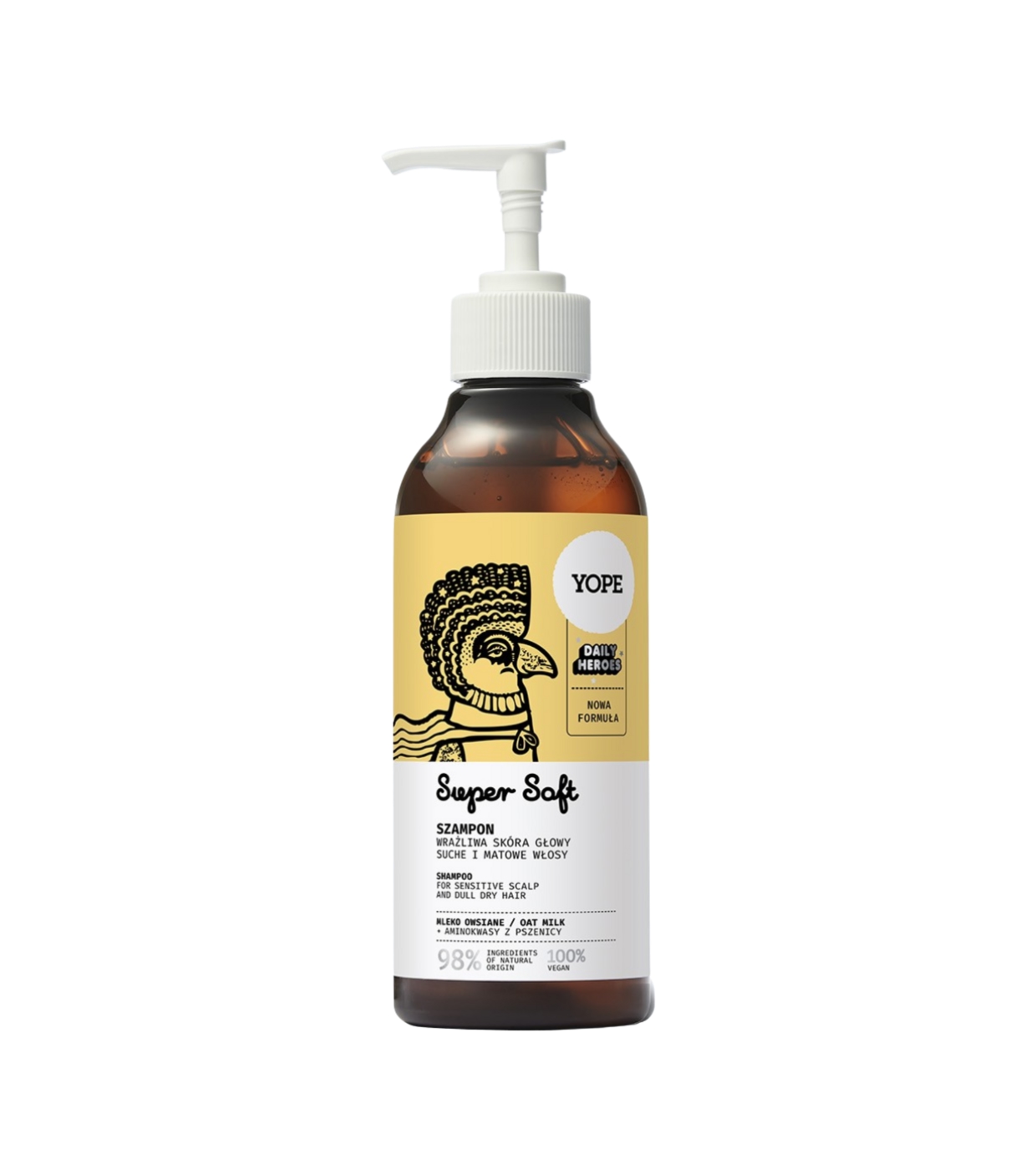 Yope - Shampoo Natural - Leite de Aveia